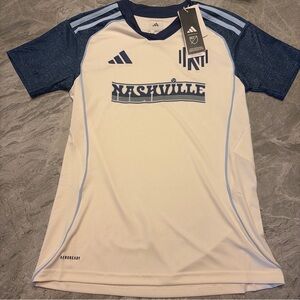 Adidas Nashville SC Women’s Jersey - Navy and White